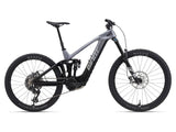 Giant Reign Advanced E+ 1 2026 electric mountain bike with SyncDrive Pro 3 motor and Maestro suspension, black and red frame