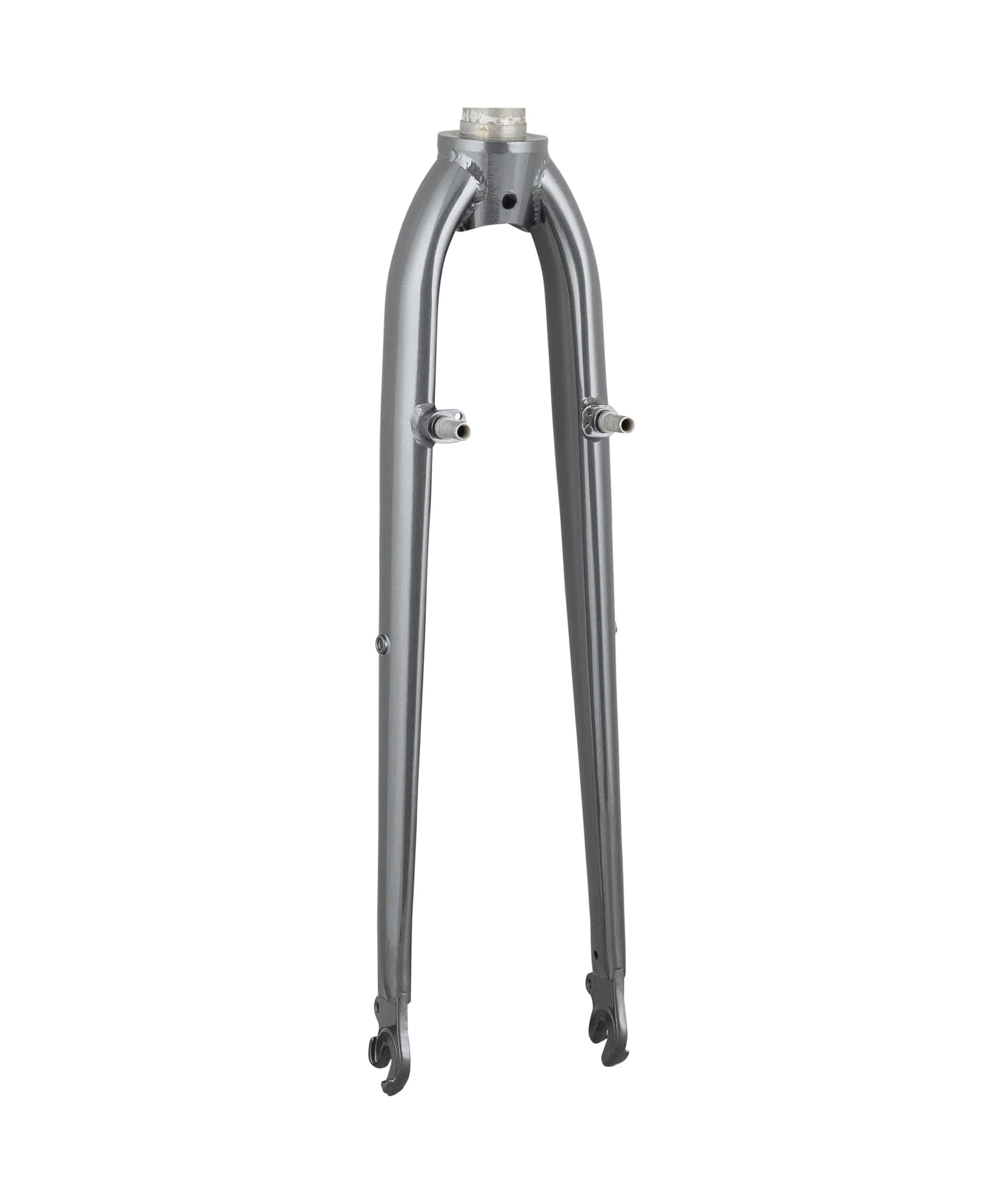 Trek Fx 1 Rigid Cantilever Forks replacement bike components, black metal fork with mounting points for Trek bikes.