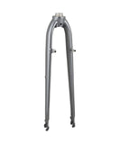 Trek Fx 1 Rigid Cantilever Forks replacement bike components, black metal fork with mounting points for Trek bikes.