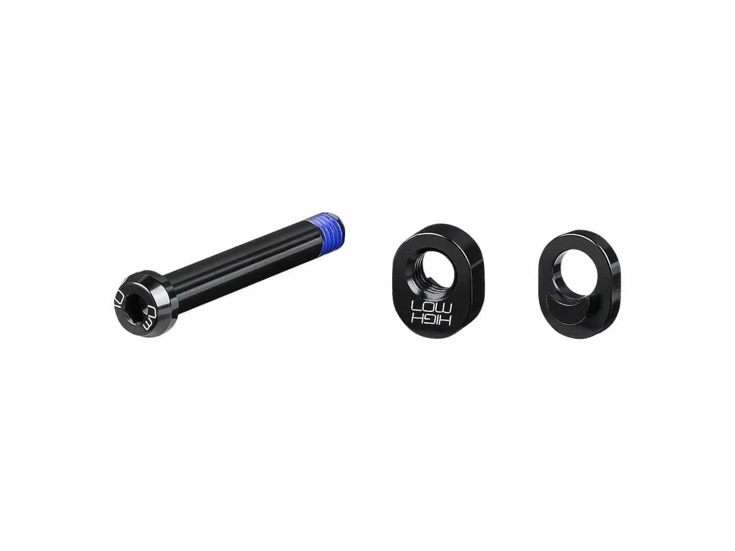 Trek Top Fuel 29 2020 upper shock mount kit with adjustable hardware and spacer, bike components for mountain bike suspension.