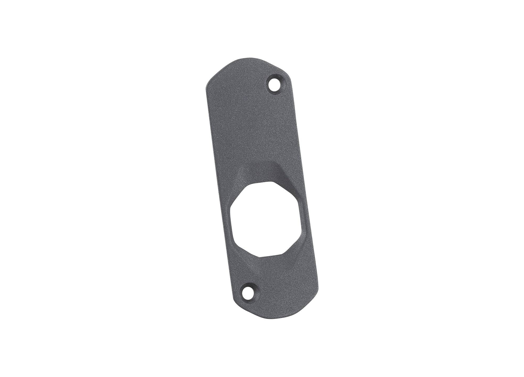 Trek Madone 9 Series Control Center Mechanical Cover Plate in Dnister Black, a bike component with a sleek, durable design.