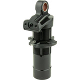Sram Rockshox rear shock eyelet assembly for Super Deluxe Coil and Ultimate models, showing metal components and mounting details.