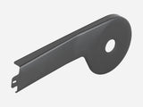 Trek Fetch+ 2 black chainguard assembly for bike chain protection, durable component designed for Trek bikes.