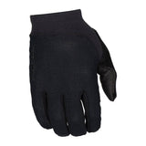 Lizard Skins Monitor Ignite gloves in black with breathable mesh fabric and neoprene wrist closure for cycling or outdoor activities.