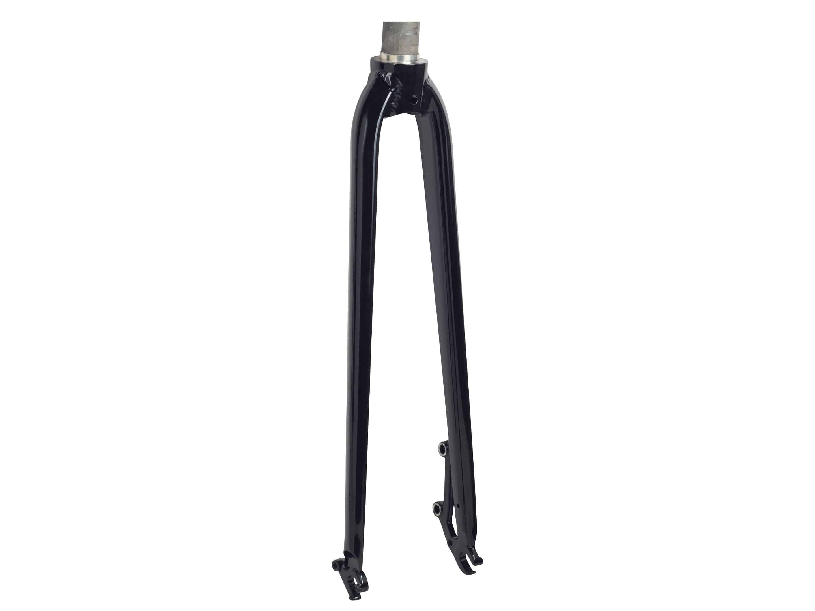 Trek Zektor aluminum 700c rigid road bike fork in black, 300mm length with 50mm rake, designed for lightweight cycling components.