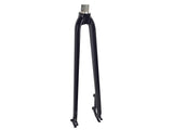 Trek Zektor aluminum 700c rigid road bike fork in black, 300mm length with 50mm rake, designed for lightweight cycling components.