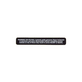 Fox 350Psi Max Eyelet Decal for rear shock components, featuring black and white design with Fox branding details