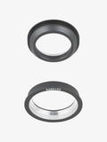 Trek Fuel EX 2023 black fixed angle headset cups for 0-degree alignment, bike component replacement, close-up view.