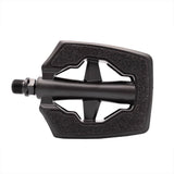 M Part SANDBLOCK© alloy bike pedal with anti-slip grip and reflector, suitable for MTB and urban cycling, in black with textured surface.