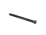 Bontrager Switch Lever Rear Thru-Axle 184mm black with 6mm hex key compatible component for bike wheel attachment.