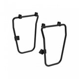 Topeak TetraRack side frame set in black for bike pannier support, durable bike accessories for rear rack mounting.