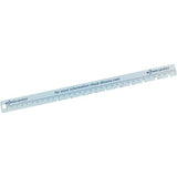 DT Swiss Proline Spoke Ruler for accurate measurement of spoke length and diameter in workshop settings.