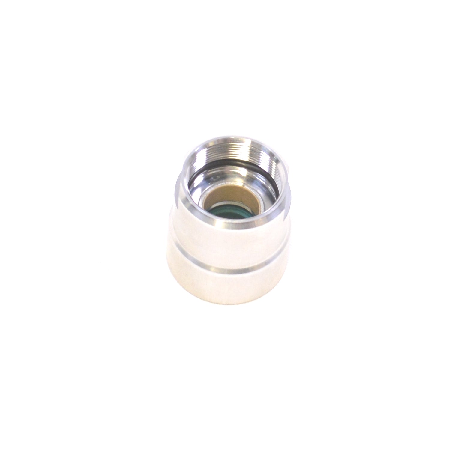 Fox Fork FIT4 Bearing Housing Assembly for suspension components, showing the metal housing and internal bearing structure.