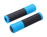 BBB Viper Grips BHG-97 mountain bike handlebar grips with black rubber and ergonomic design, including matching end plugs.