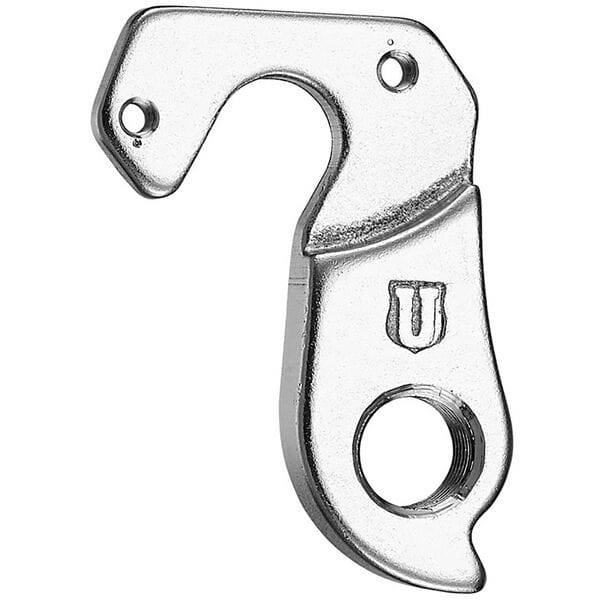 M Part gear hanger for bike frame protection and replacement, shown attached to a bicycle frame component.