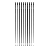 Set of 10 Mavic Crossmax SLR 299.5mm spokes for 29-inch wheel components, suitable for mountain bike wheel repairs.