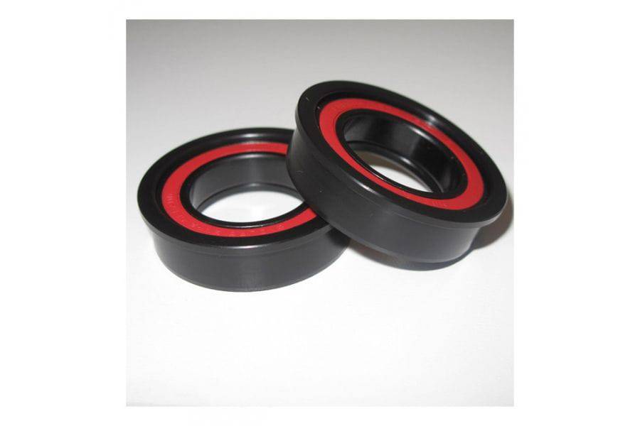 Enduro Bearings BB86 press-fit bottom bracket with 24mm spindle and ABEC 3 high-precision bearings, designed for bike components.