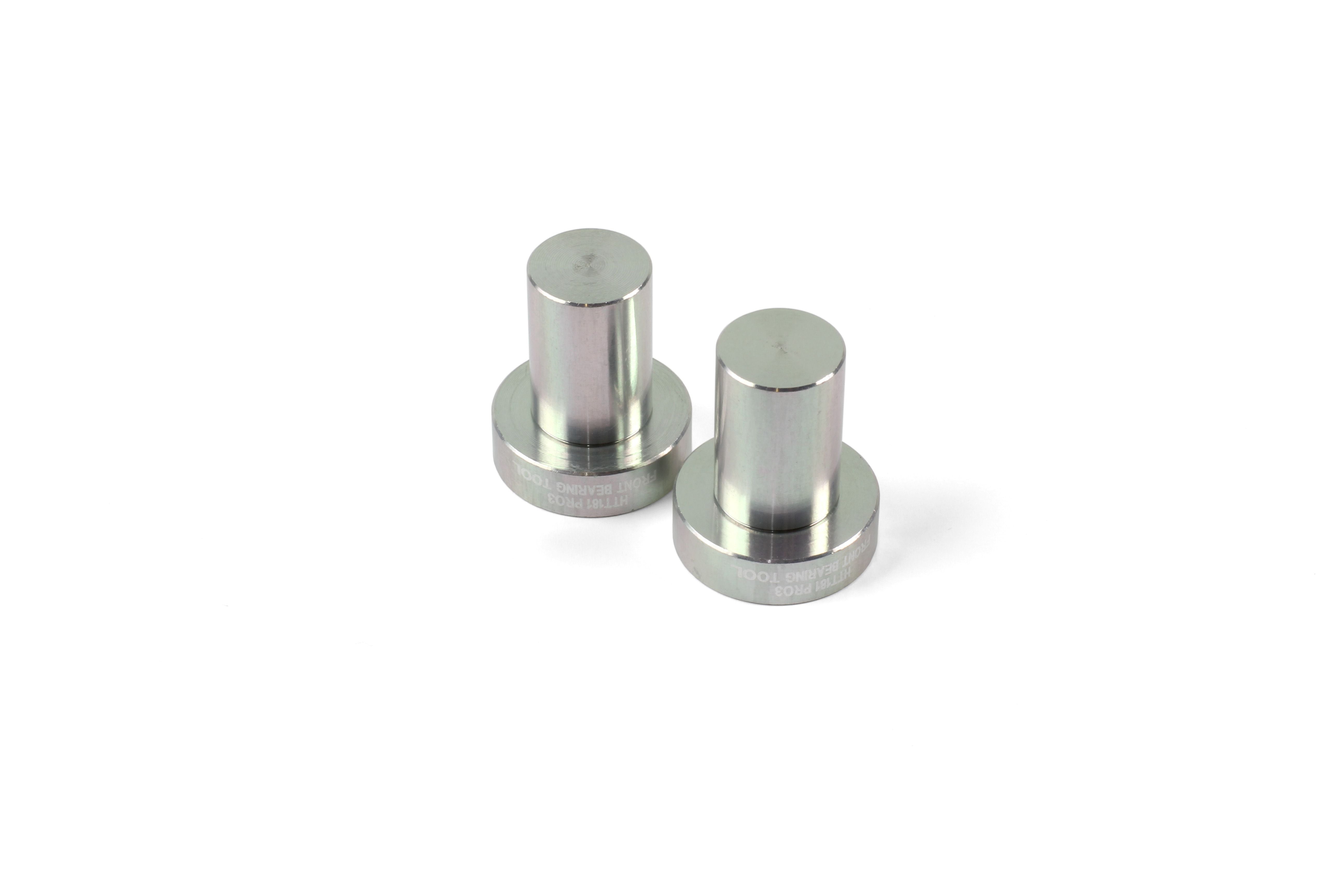Pair of Hope Pro 3 front bearing support bushings for smooth hub rotation and durability in bicycle components.