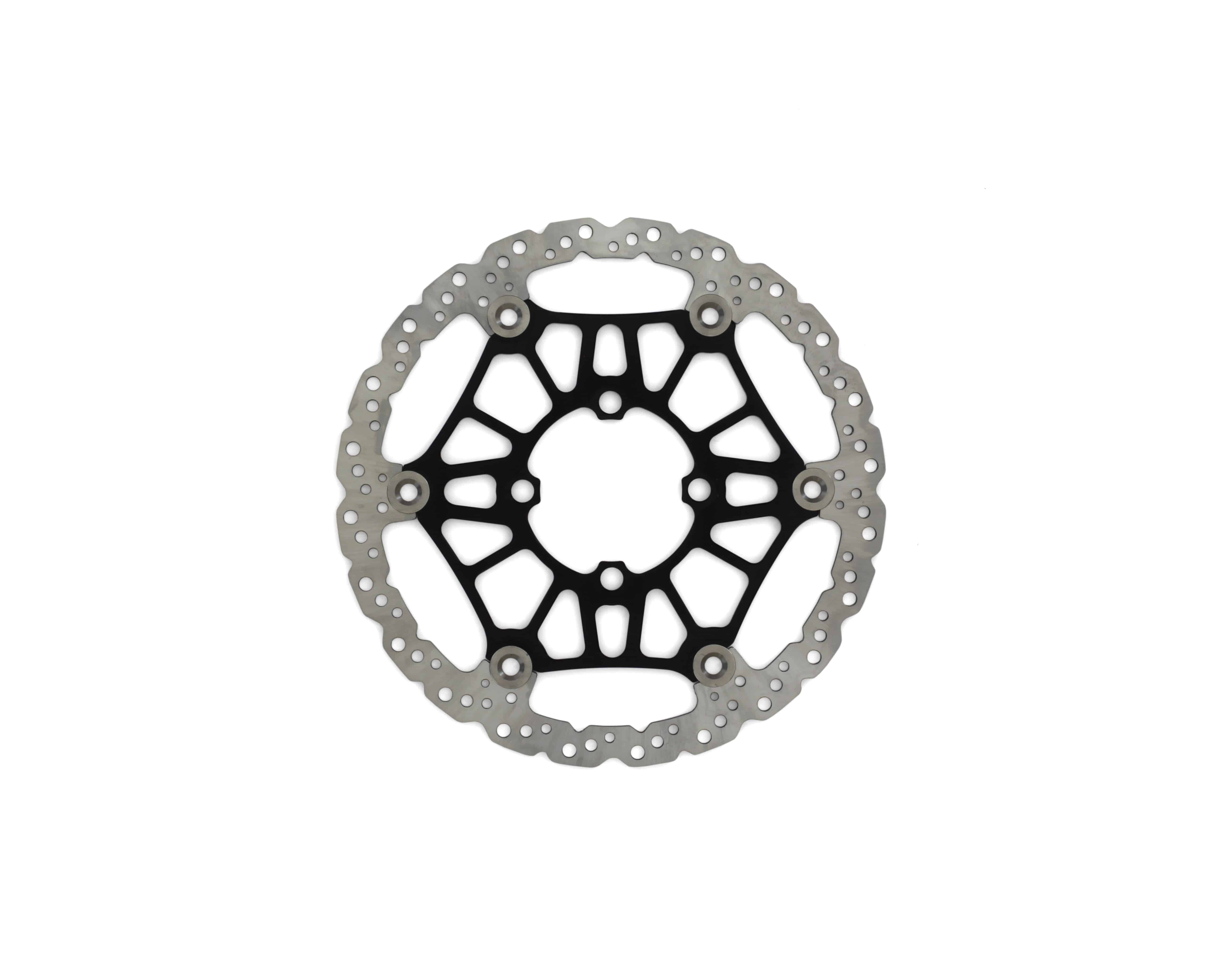 Hope V4 Disc - 203mm 4 Bolt Rohloff - Vented Black | Swinnerton Cycles