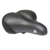Passport Upper Class Ladies Saddle with Squidge-tech Gel Padding and Elastomer Springs for comfortable cycling.