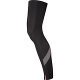 Mavic Cosmic cycling leg warmers with lightweight thermal fabric and silicone grip for secure fit during rides.