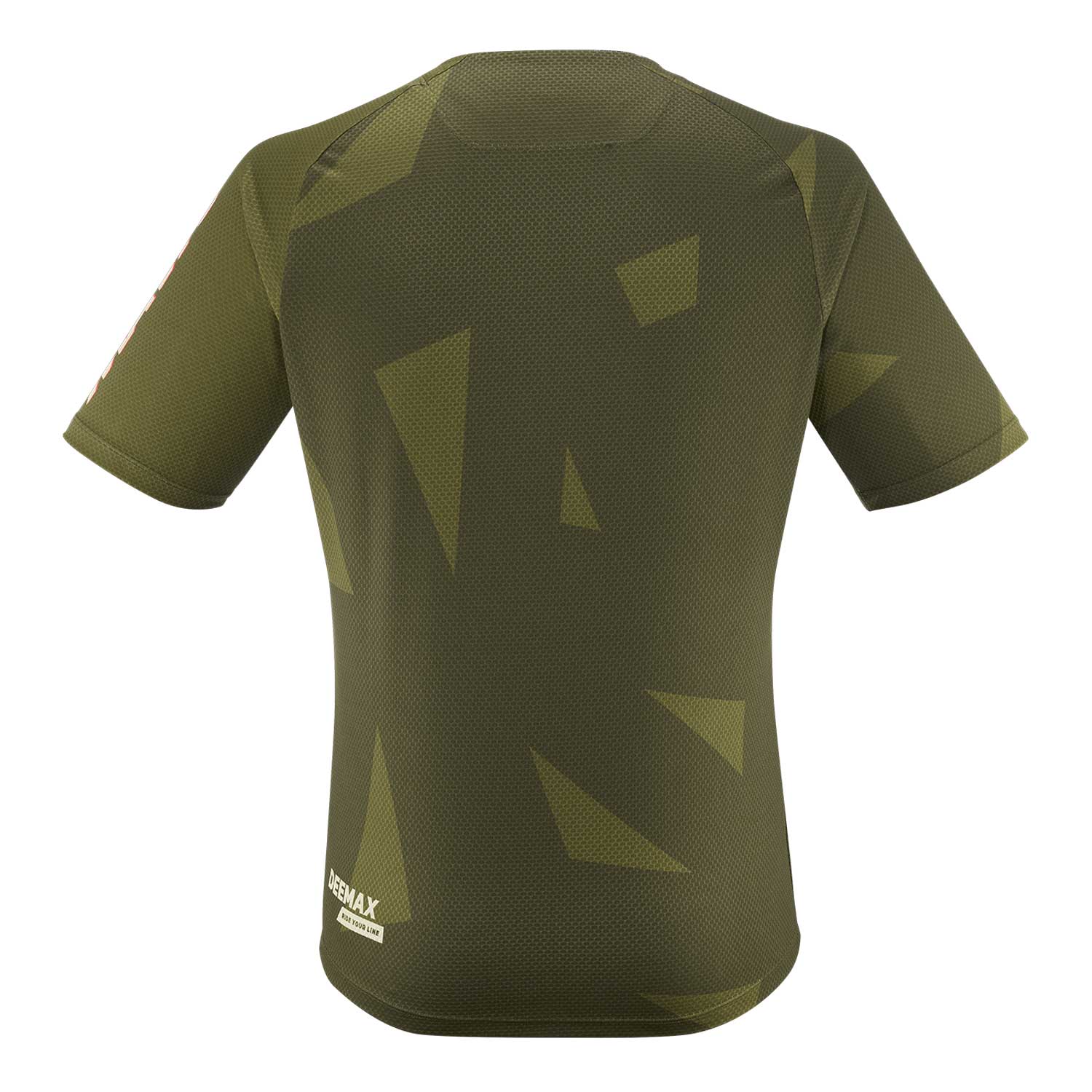 Mavic Deemax Enduro short sleeve jersey with reinforced shoulders and pockets, designed for mountain biking and active wear.