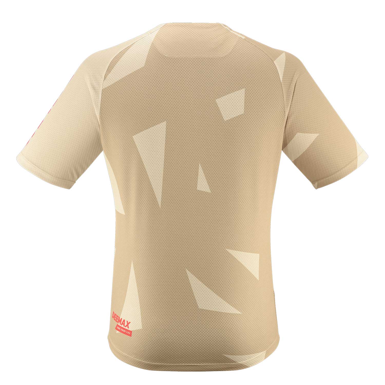 Mavic Deemax Enduro short sleeve jersey showing reinforced shoulders, front pockets, and breathable fabric for mountain biking.