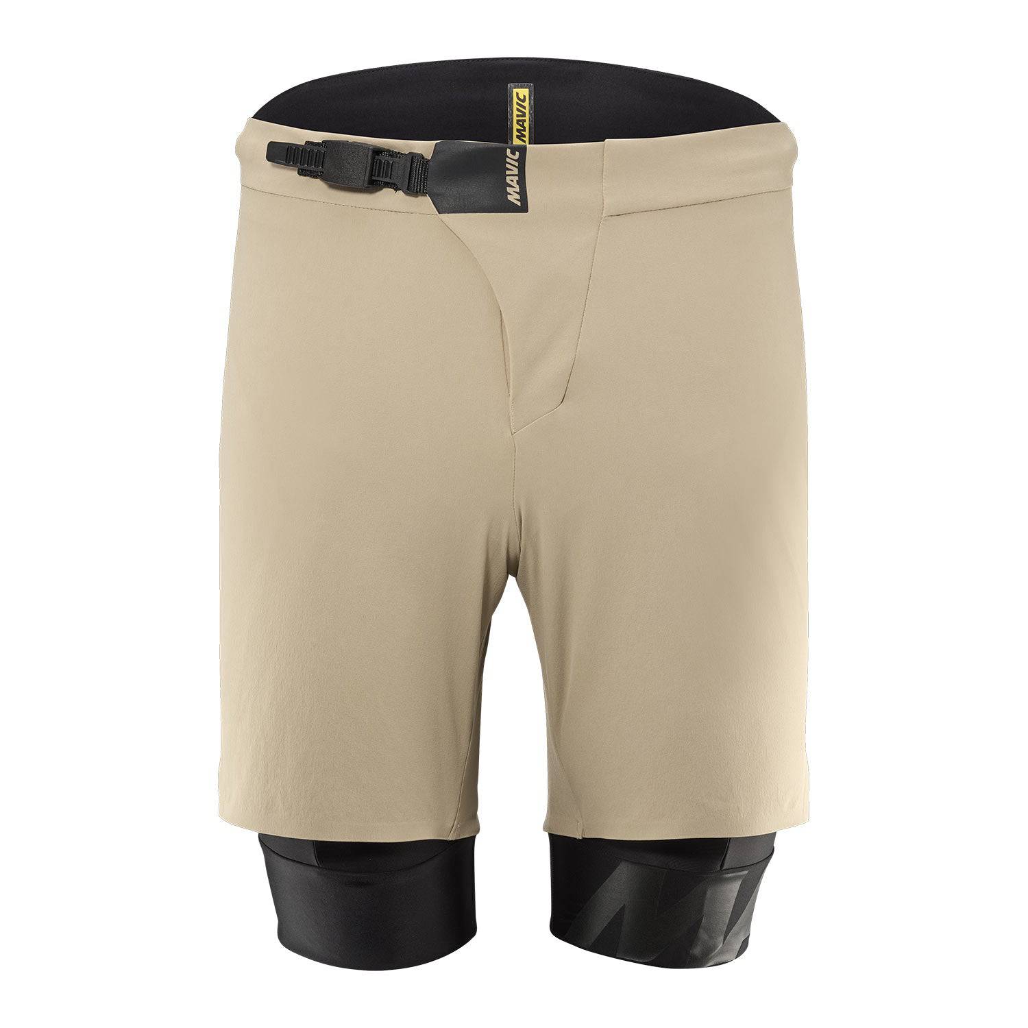 Mavic Crosstrail padded cycling shorts for gravel and off-road riding, featuring breathable fabric and comfortable fit.