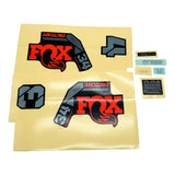 Fox Fork 34 Sc Decal Kit: F-S Orange/Black Logo Shiny Black 2022 Spares & Accesories | Swinnerton Cycles