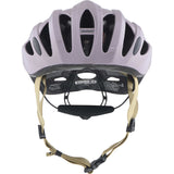 Mavic Aksium Elite purple cycling helmet with ventilation holes and reflective highlights for safety and comfort.