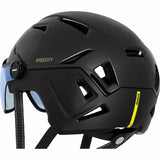 Mavic Speedcity black urban cycling helmet with adjustable visor and ventilation for comfortable city riding.