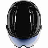 Black Mavic Speedcity urban cycling helmet with adjustable visor and ventilation for comfortable city riding.