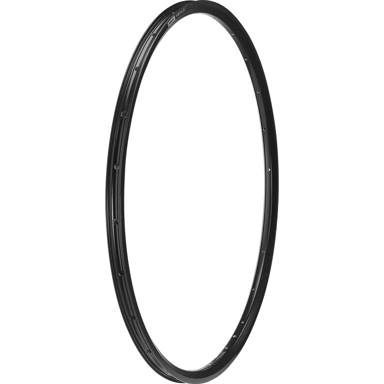 Mavic A-22 Disc 29 tubeless-ready rim for road, gravel, and city bikes, shown in a close-up image.