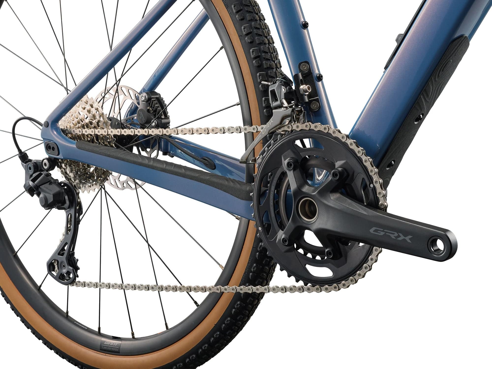 Liv Devote Advanced 2 MY26 women's gravel bike with lightweight frame, knobby tires, and drop handlebars for versatile riding.