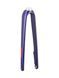 Trek Domane AL 2 700C road bike disc brake forks with smooth steering, made of durable components for performance cycling.