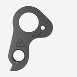 Wheels Manufacturing replaceable derailleur hanger dropout 624 for Colnago bikes, shown in close-up with mounting holes visible.