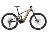 Giant Trance X E+ 2 2023 electric mountain bike with Shimano SLX M7100 drivetrain, featuring a sturdy frame and mountain bike tires.