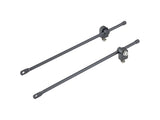 Trek Diamant Villiger I-Type 300mm black rack stays for bicycle luggage support, accessory for bike rear rack installation.