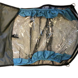 Hamax Avenida front window petrol accessory for child seat, providing wind protection and clear visibility.