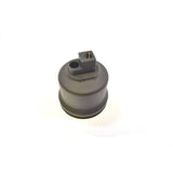 Fox Shock FLOAT X2 9mm shaft end for enduro 29 rear shock, close-up of durable mountain bike suspension component.