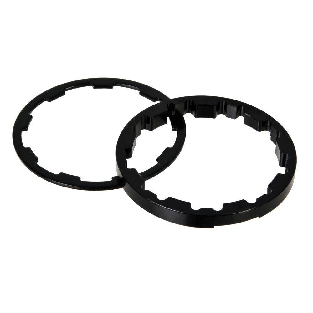 Halo Track Fix-G Ram Washer Kit for bike hub spares, showing metal washers and components for wheel maintenance.