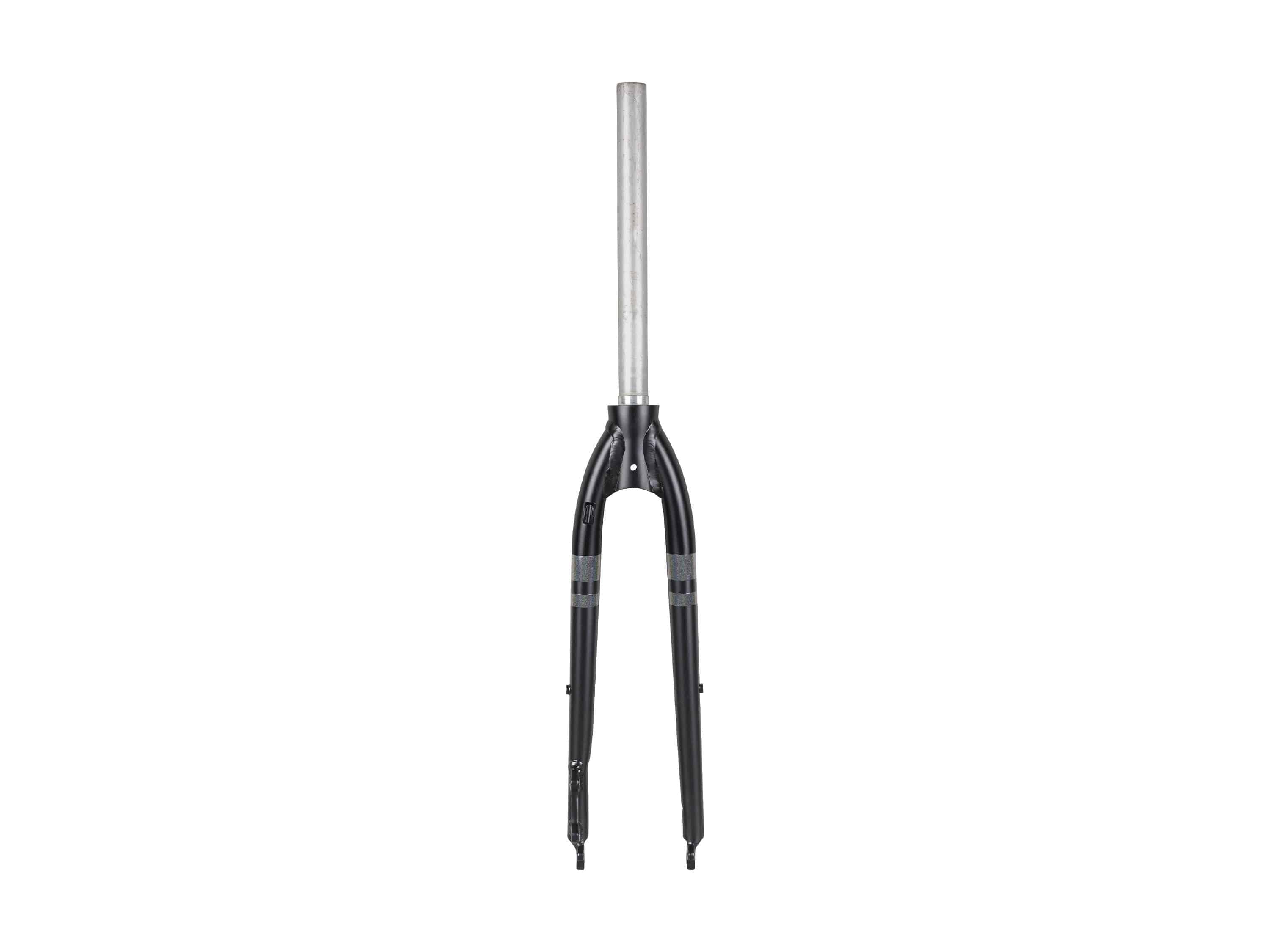 Trek District 4 Ahead Disc Fork in black, 700c rigid bike fork with 305mm length and 45mm offset, bike component.