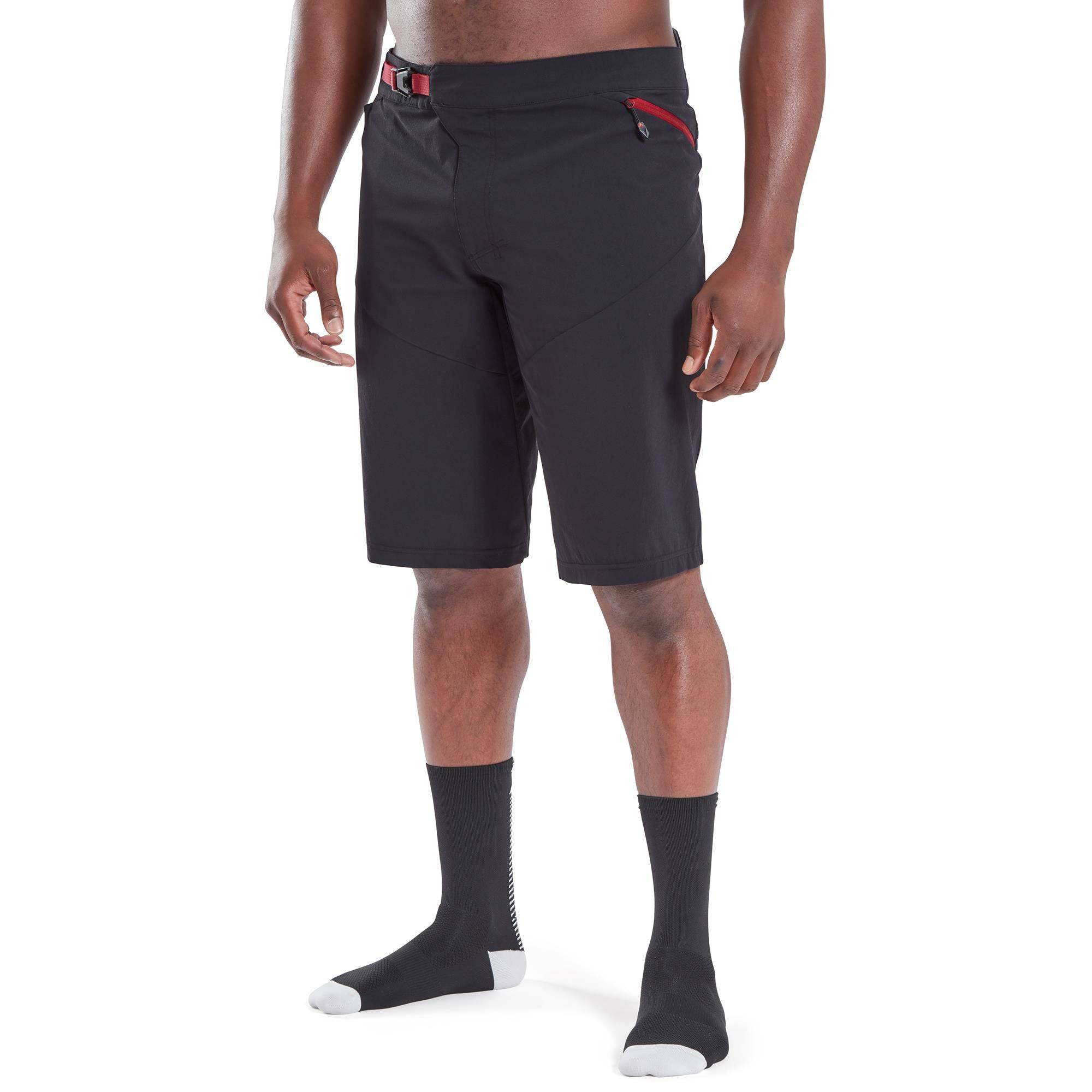 Altura Esker Eco Trail men's cycling shorts with water-repellent coating and adjustable waistband, designed for outdoor biking.