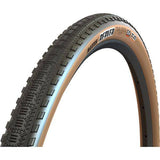 Maxxis Reaver EXO TR tubeless off-road racing tire with puncture protection, mounted on a bike wheel for off-road riding.