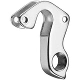 M Part gear hanger for Cannondale bikes, durable replacement component, shown attached to bike drivetrain in close-up view.