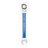 Park Tool MWR-13 13mm ratcheting metric wrench with dual box ends, suitable for workshop use and precise tightening.