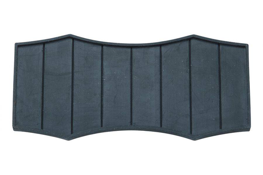 Topeak Rx Beam Rack Shim 2mm black accessory for bike rack compatibility and stability, shown on a bicycle.