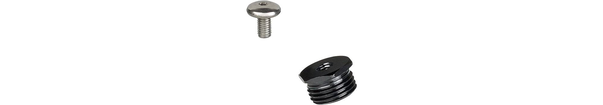 Bontrager Line Dropper seat post cartridge mounting kit in black, designed for easy installation and secure fit.