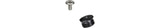 Bontrager Line Dropper seat post cartridge mounting kit in black, designed for easy installation and secure fit.