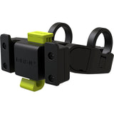 Basil KF handlebar holder in black for bicycles, adjustable mount suitable for baskets and handlebar bags, accessories.